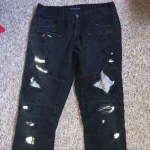 Black jeans 3m rips